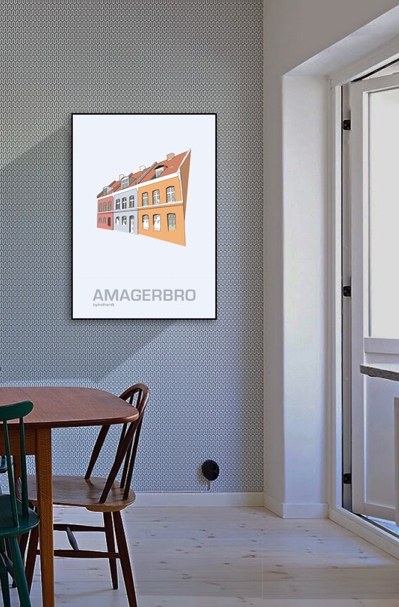 ♥ Amagerbro plakat  By Lindhardt