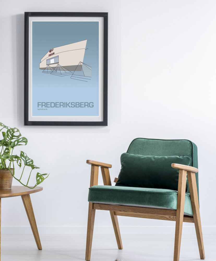 ♥ Frederiksberg plakat By Lindhardt